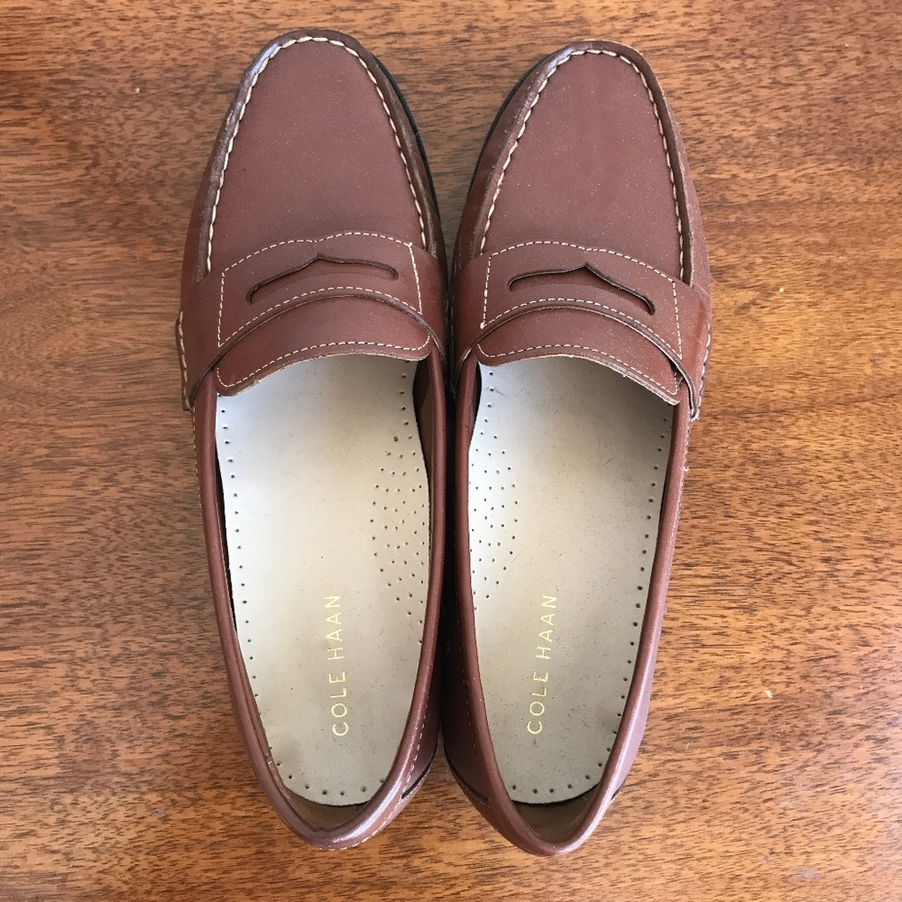 Cole Haan Classic Brown Loafers sz 7 NEW Spring